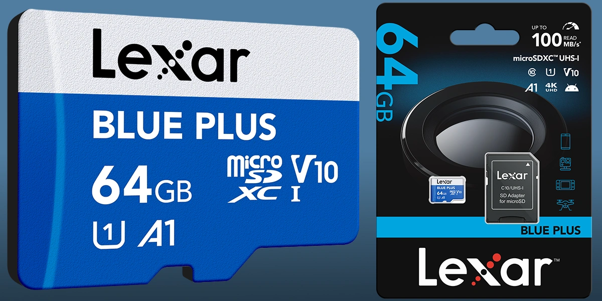 karta microSD Lexar Blue Plus 64GB